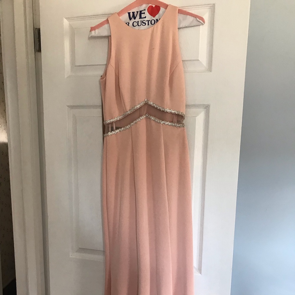 Aqua size 2 prom dress (full length)